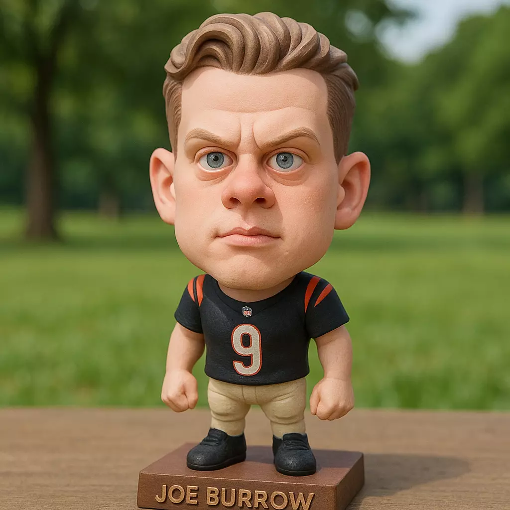 Joe Burrow - NFL - bobblehead - funny caricature - 3d print 3D print model