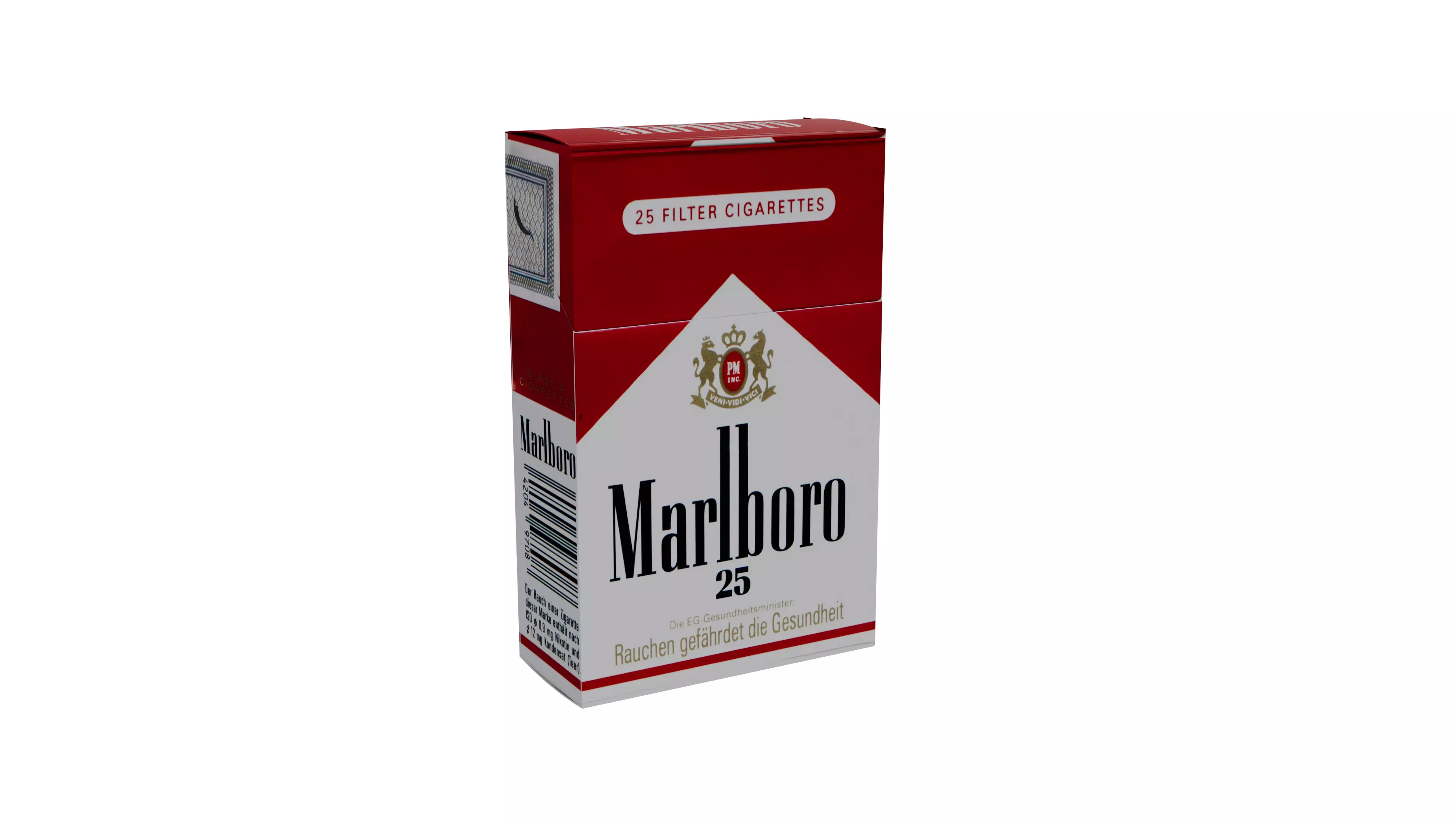 Realistic Cigarette Pack 3d Model Openable Marlboro Animation Low-poly 3D model_0