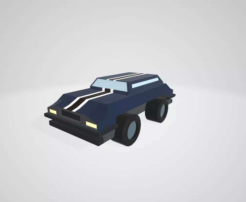 Modular Stylised Vehicles 3D model_2