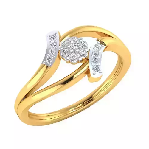  Women Ring Render 3dm STL MTL SLC JCD OBJ FBX Details 3D print model