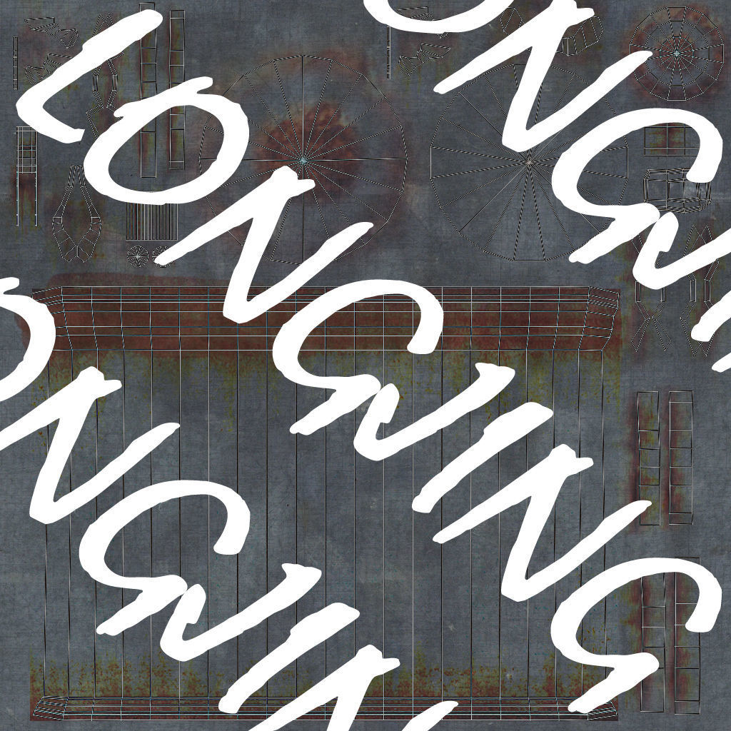 Trash Can Low poly Free low-poly 3D model_11