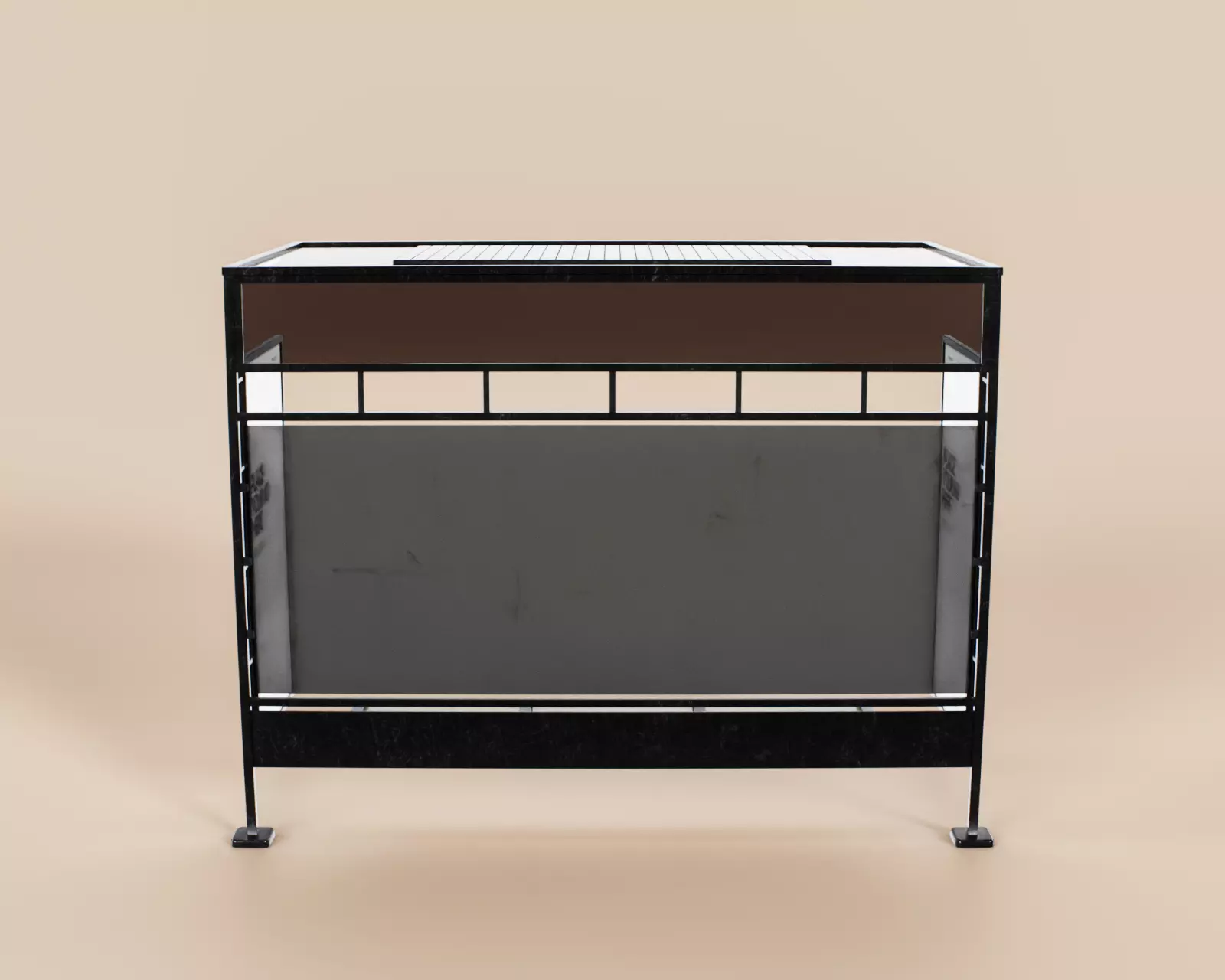 Bus Stop Type A Low-poly 3D model_13