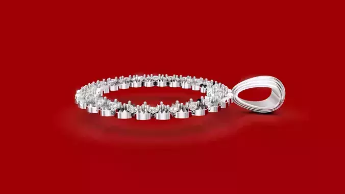 Diamond pendant Modern design