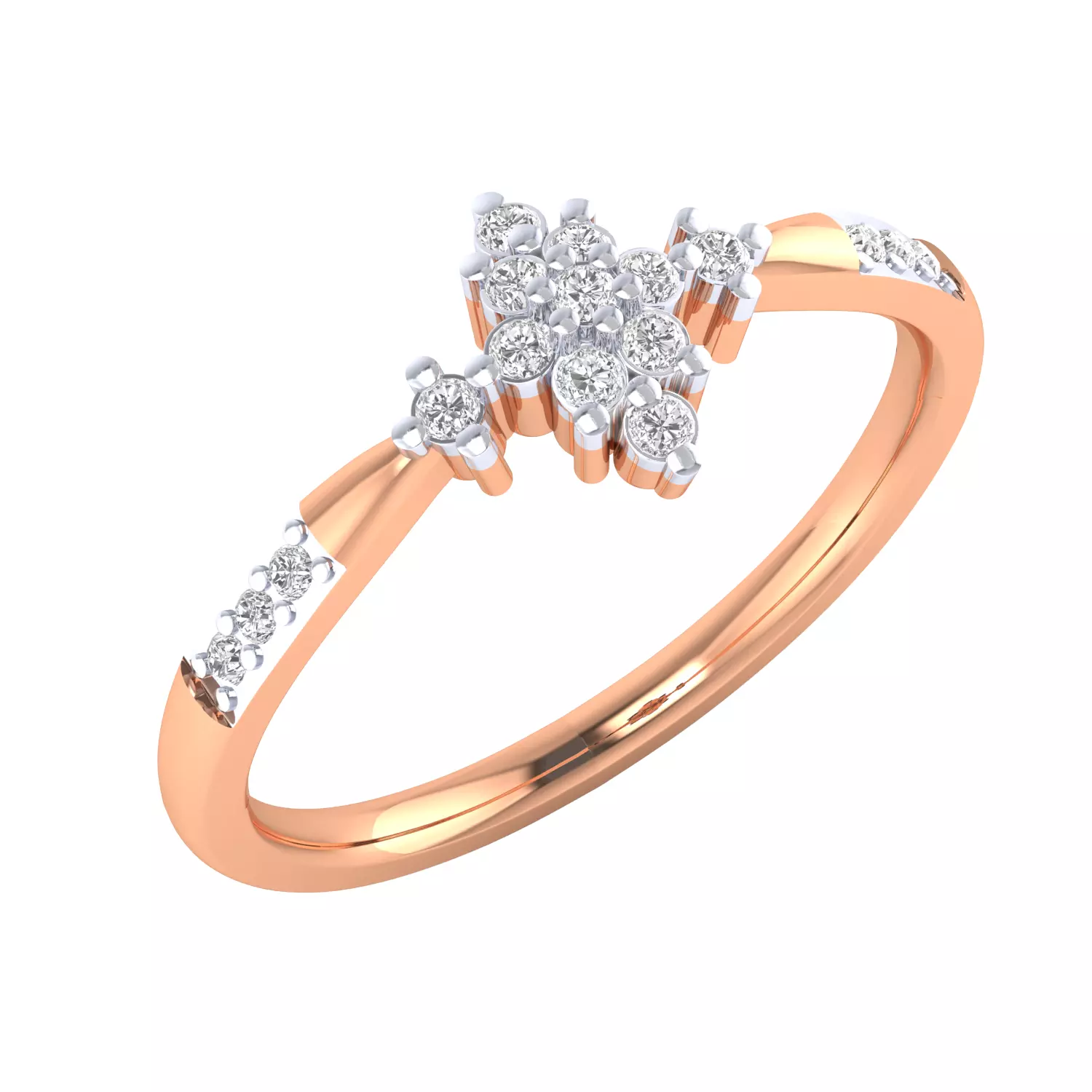 Women Ring Render 3dm STL MTL SLC JCD OBJ FBX Details 3D print model_5