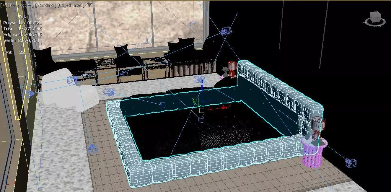 Bed Room 3D model_19