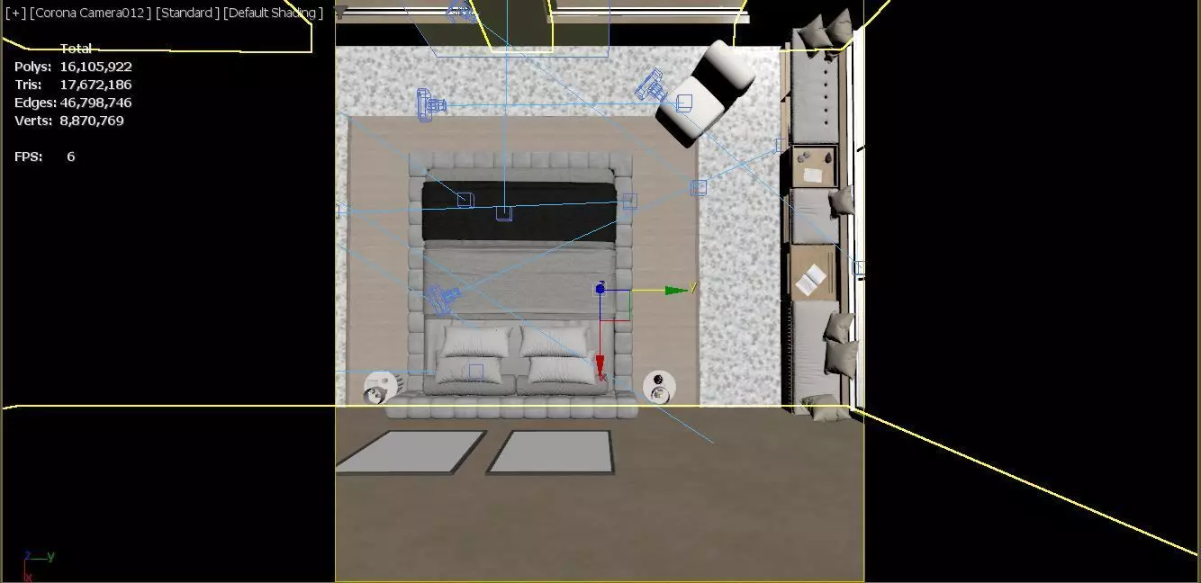 Bed Room 3D model_21