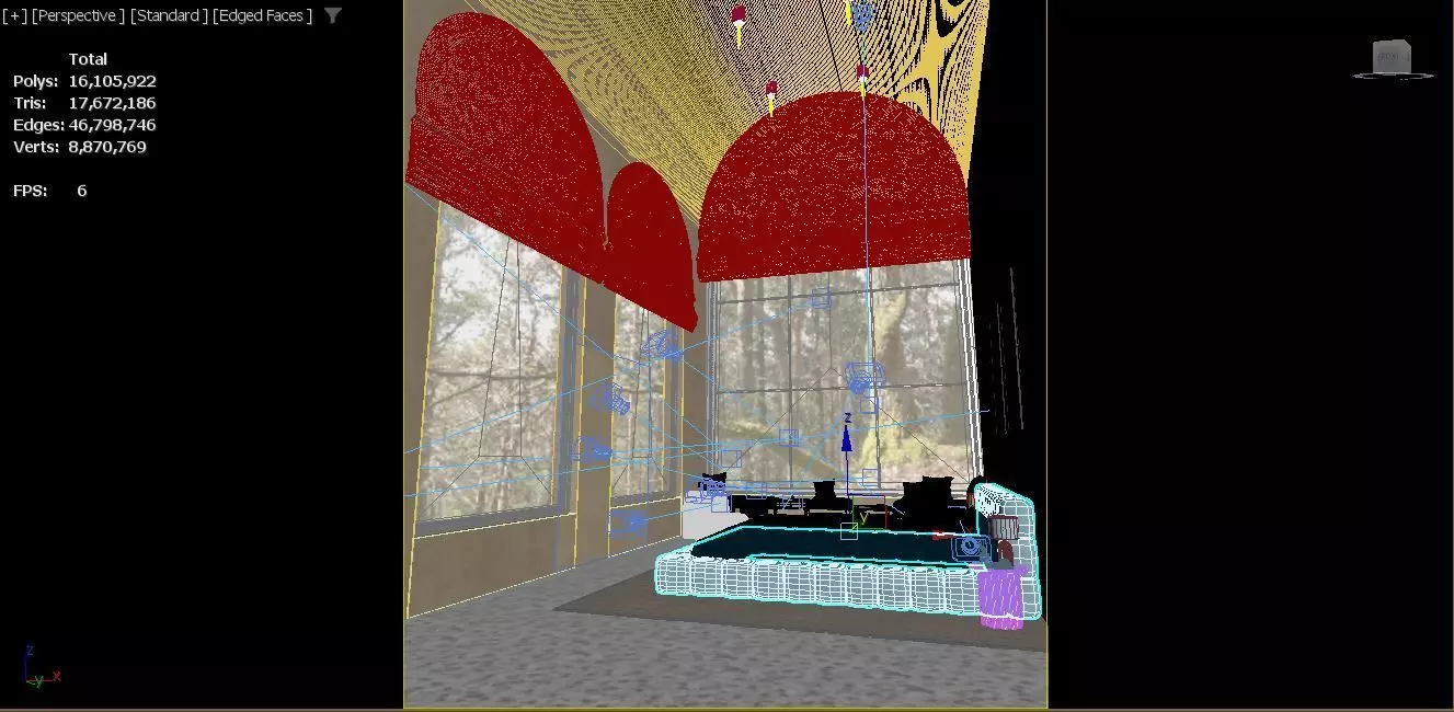 Bed Room 3D model_16