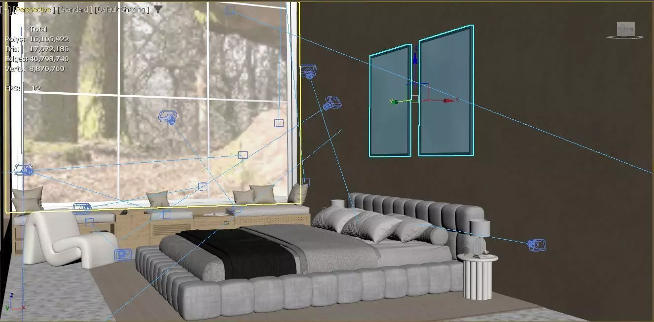 Bed Room 3D model_12