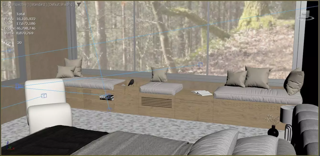 Bed Room 3D model_15