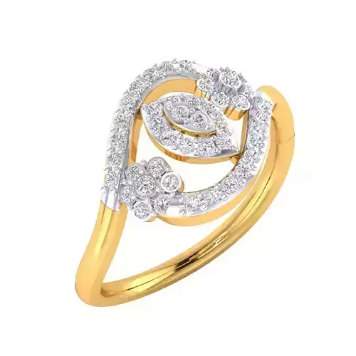  Women Ring Render 3dm STL MTL SLC JCD OBJ FBX Details 3D print model