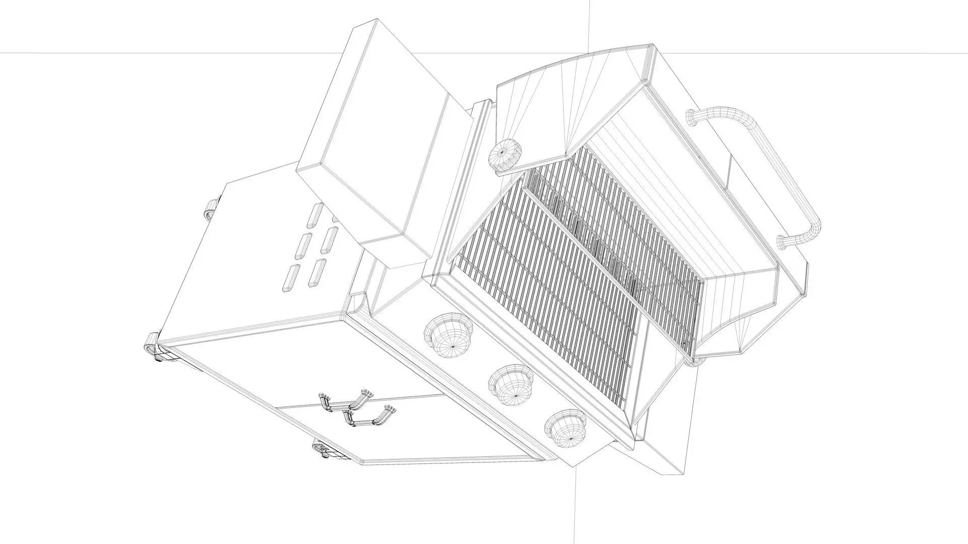 Barbecue grill  3D model_5