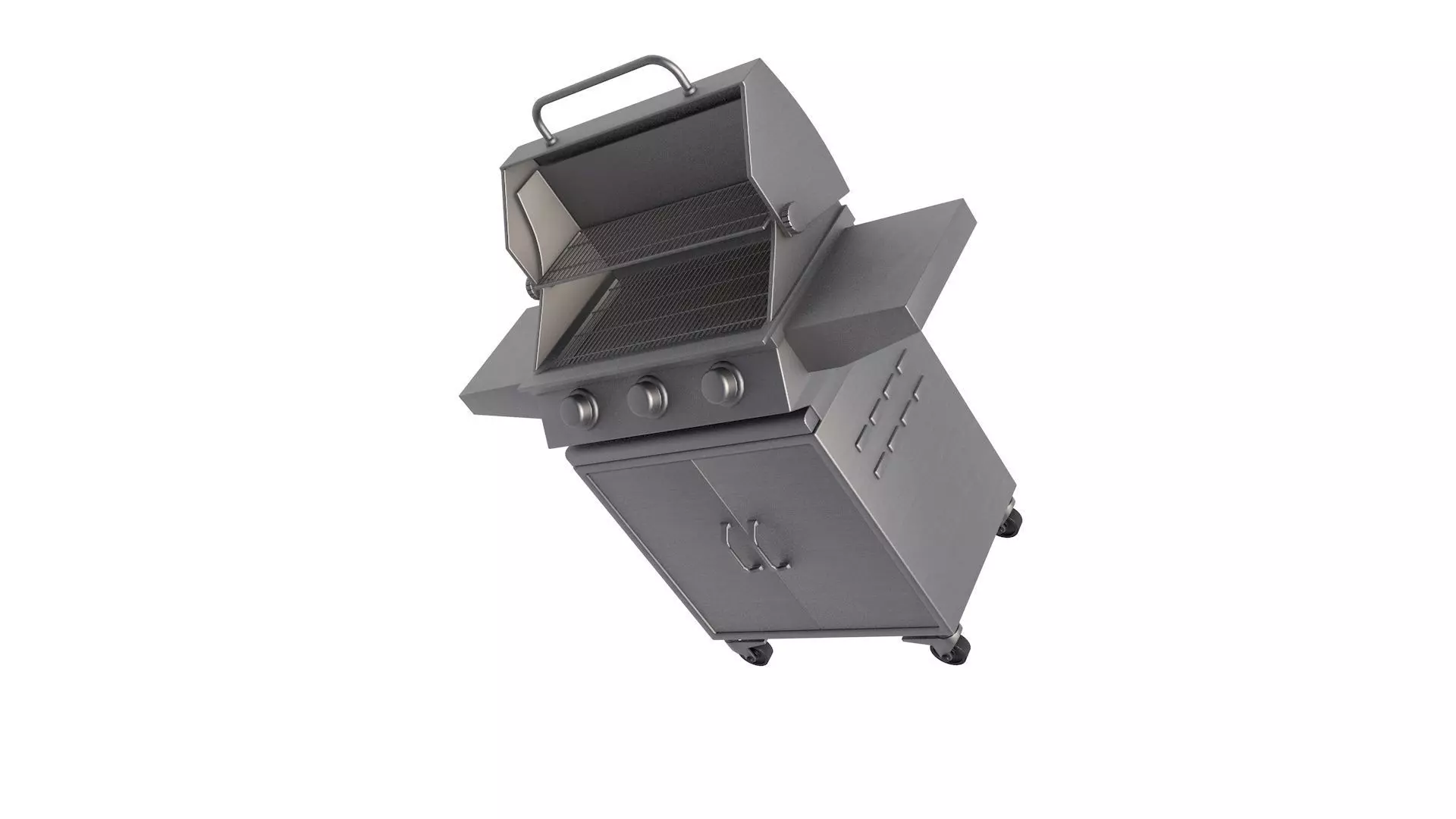 Barbecue grill  3D model_4