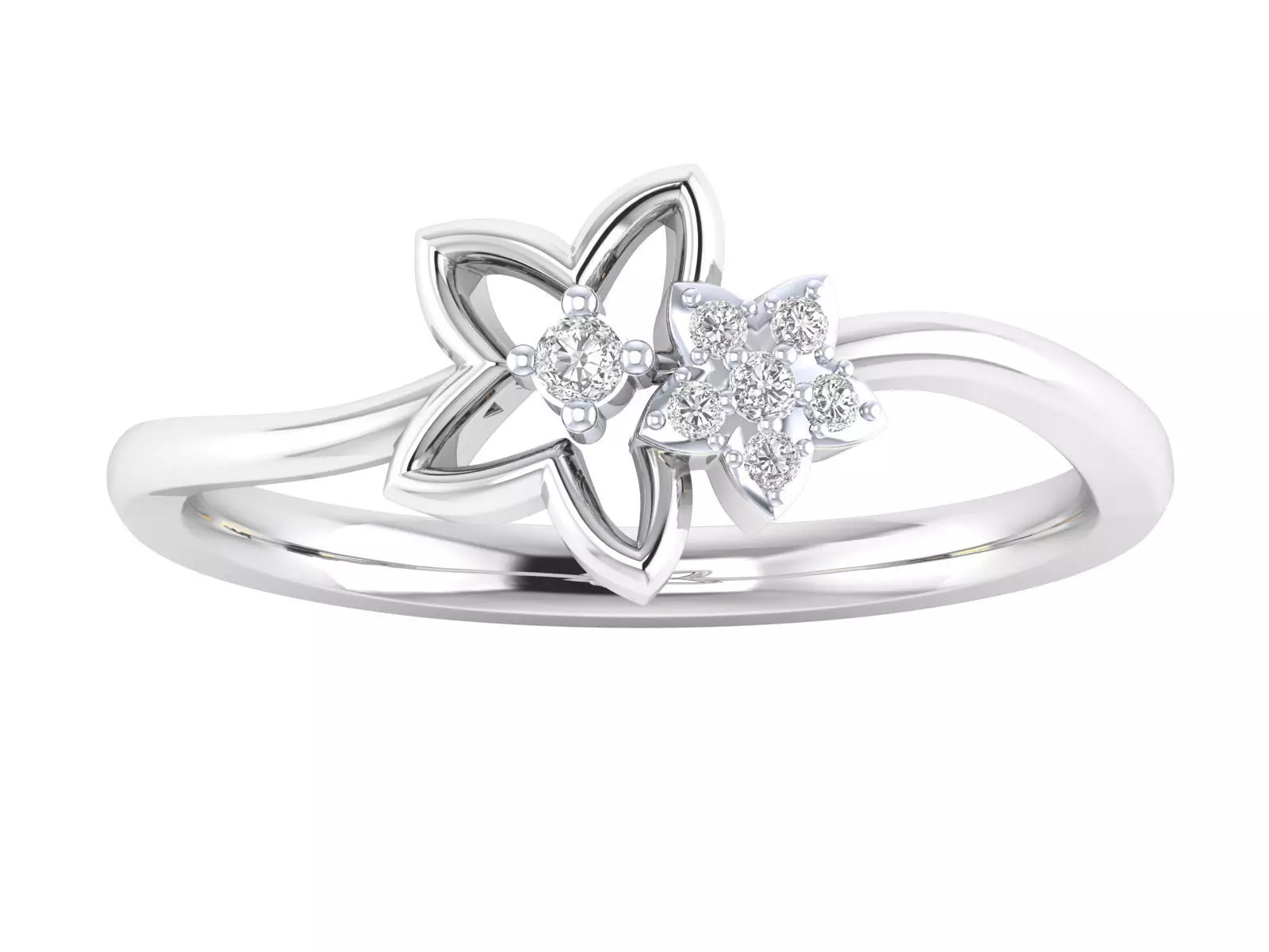 Women Ring Render 3dm STL MTL SLC JCD OBJ FBX Details 3D print model_16