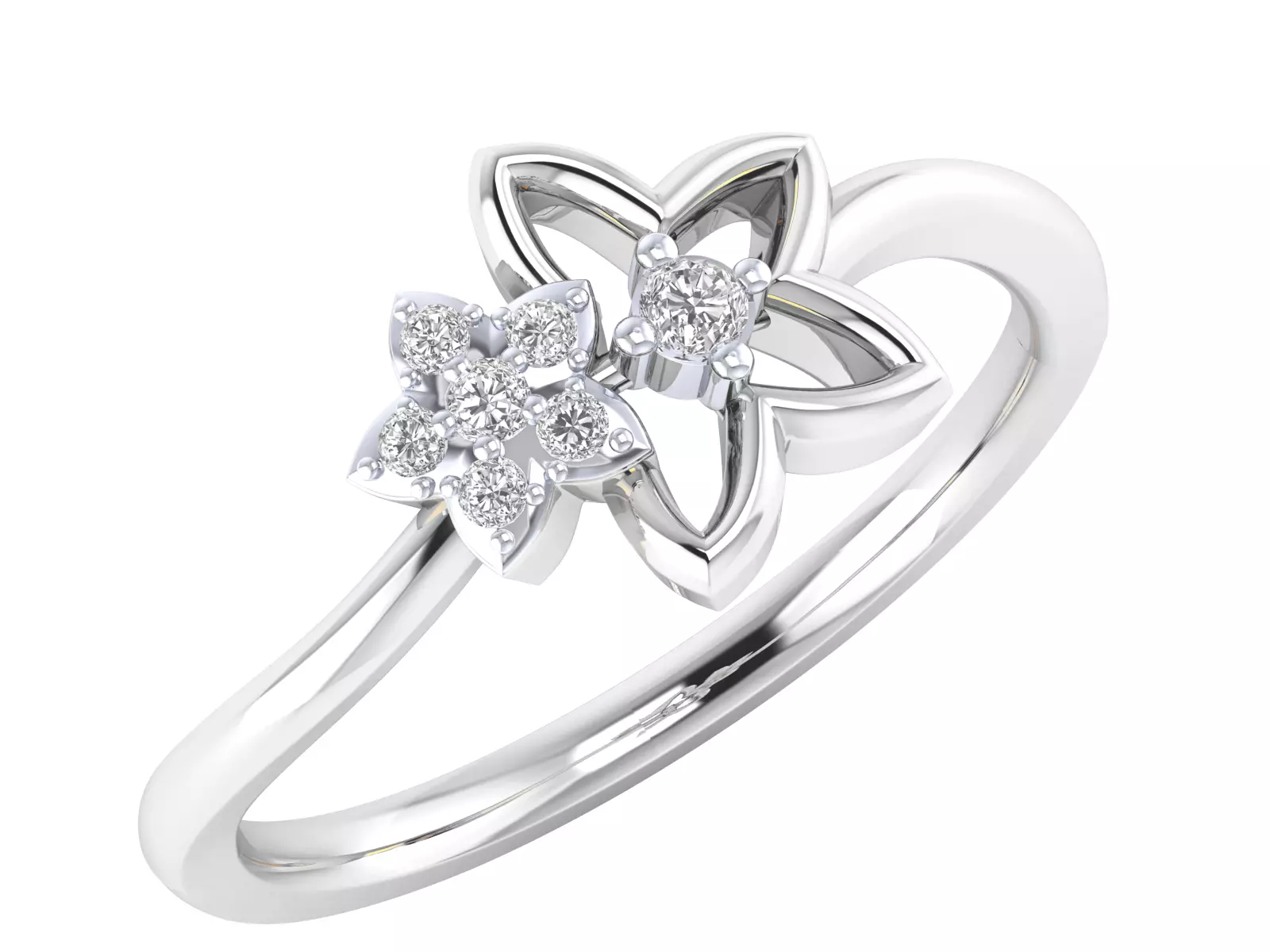 Women Ring Render 3dm STL MTL SLC JCD OBJ FBX Details 3D print model_5