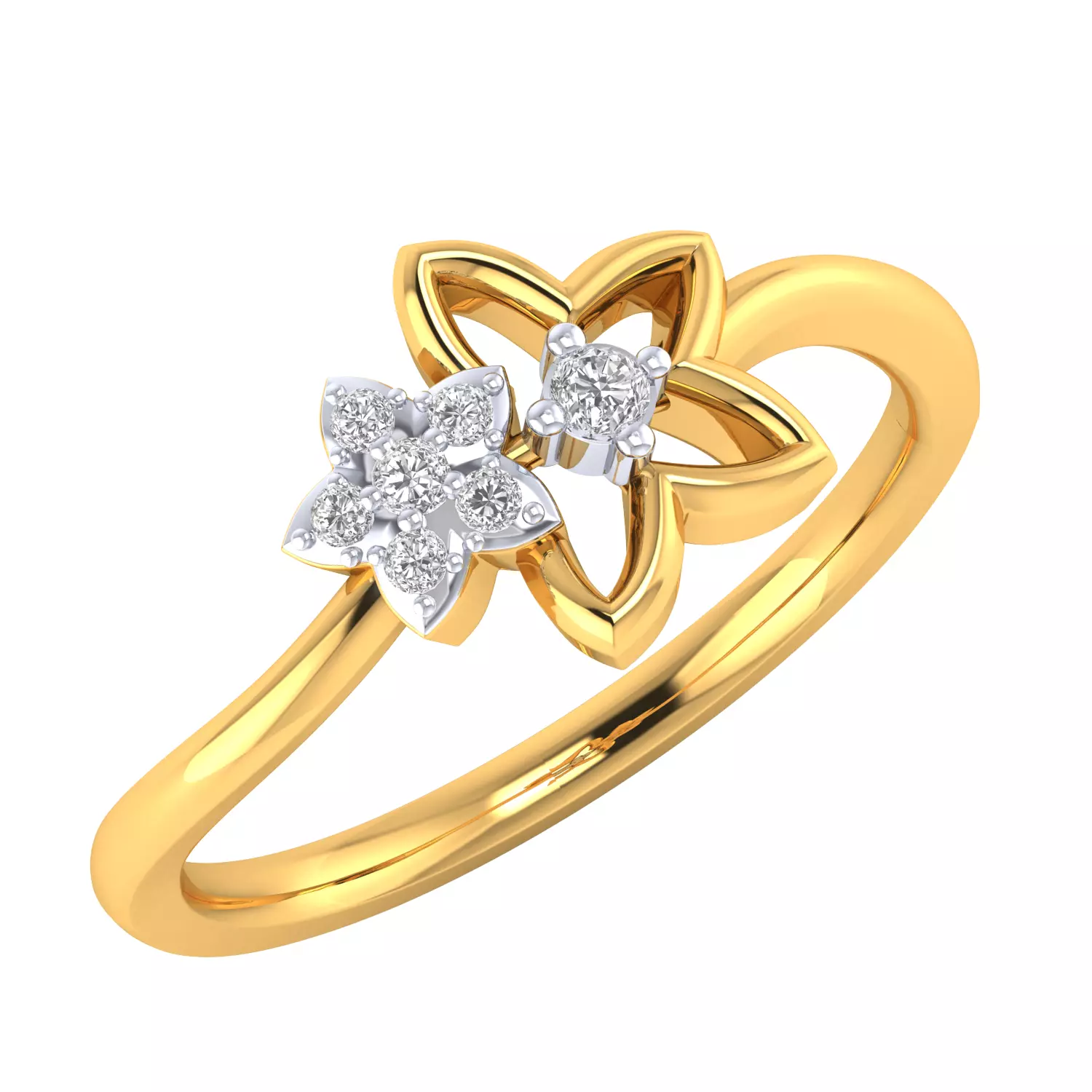 Women Ring Render 3dm STL MTL SLC JCD OBJ FBX Details 3D print model_4