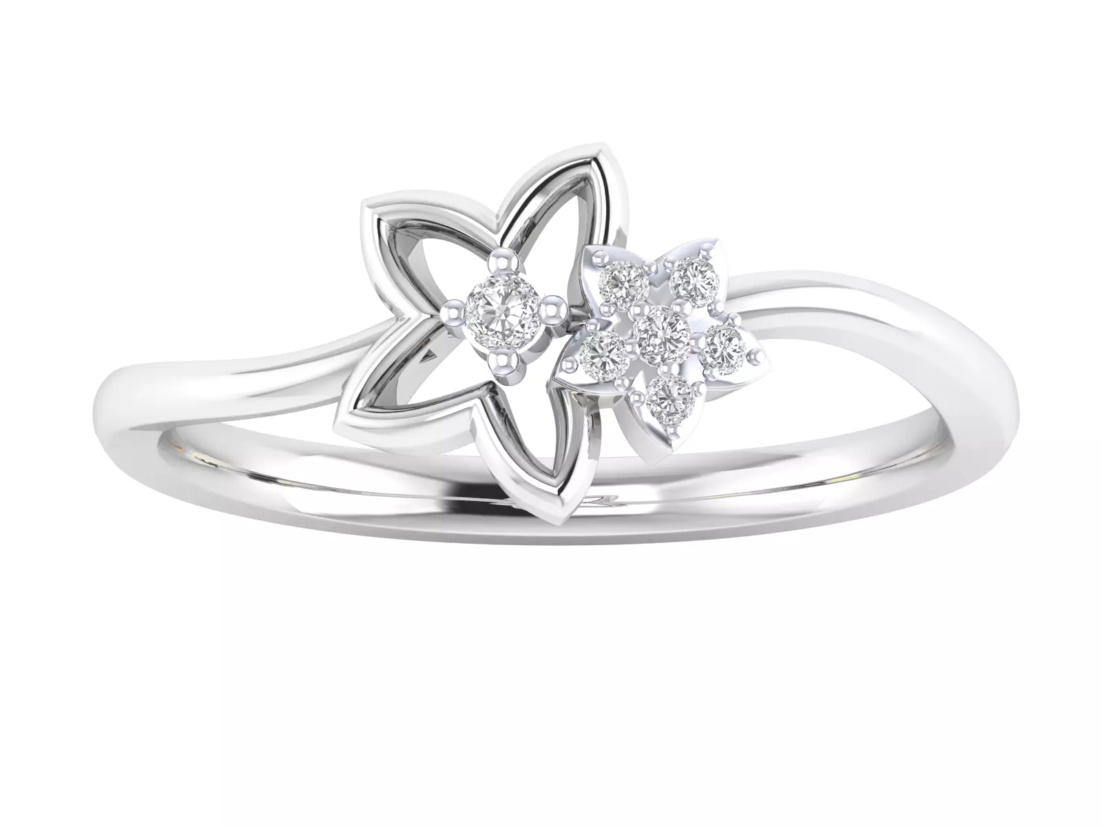 Women Ring Render 3dm STL MTL SLC JCD OBJ FBX Details 3D print model_17