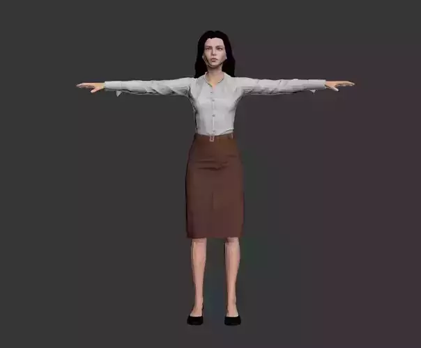 Professional Female Avatar 3D model