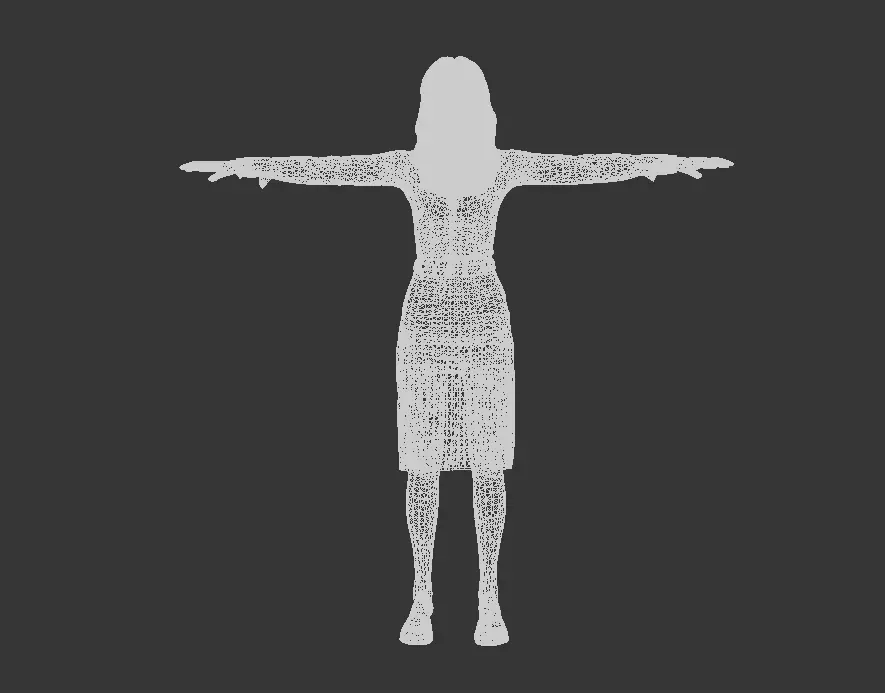 Professional Female Avatar 3D model_1