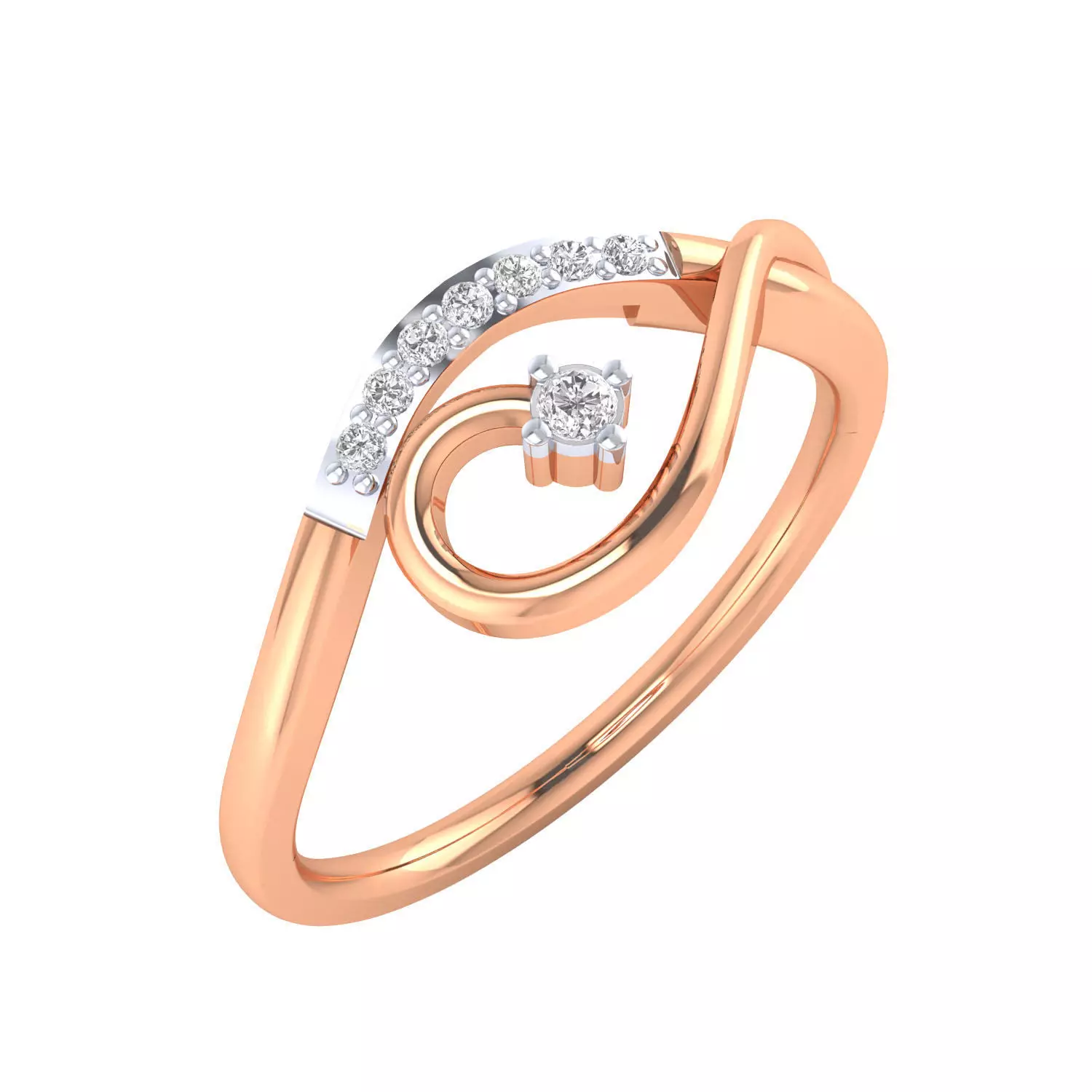  Women Ring Render 3dm STL MTL SLC JCD OBJ FBX Details 3D print model_4