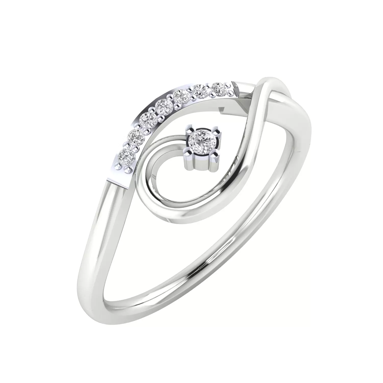  Women Ring Render 3dm STL MTL SLC JCD OBJ FBX Details 3D print model_13