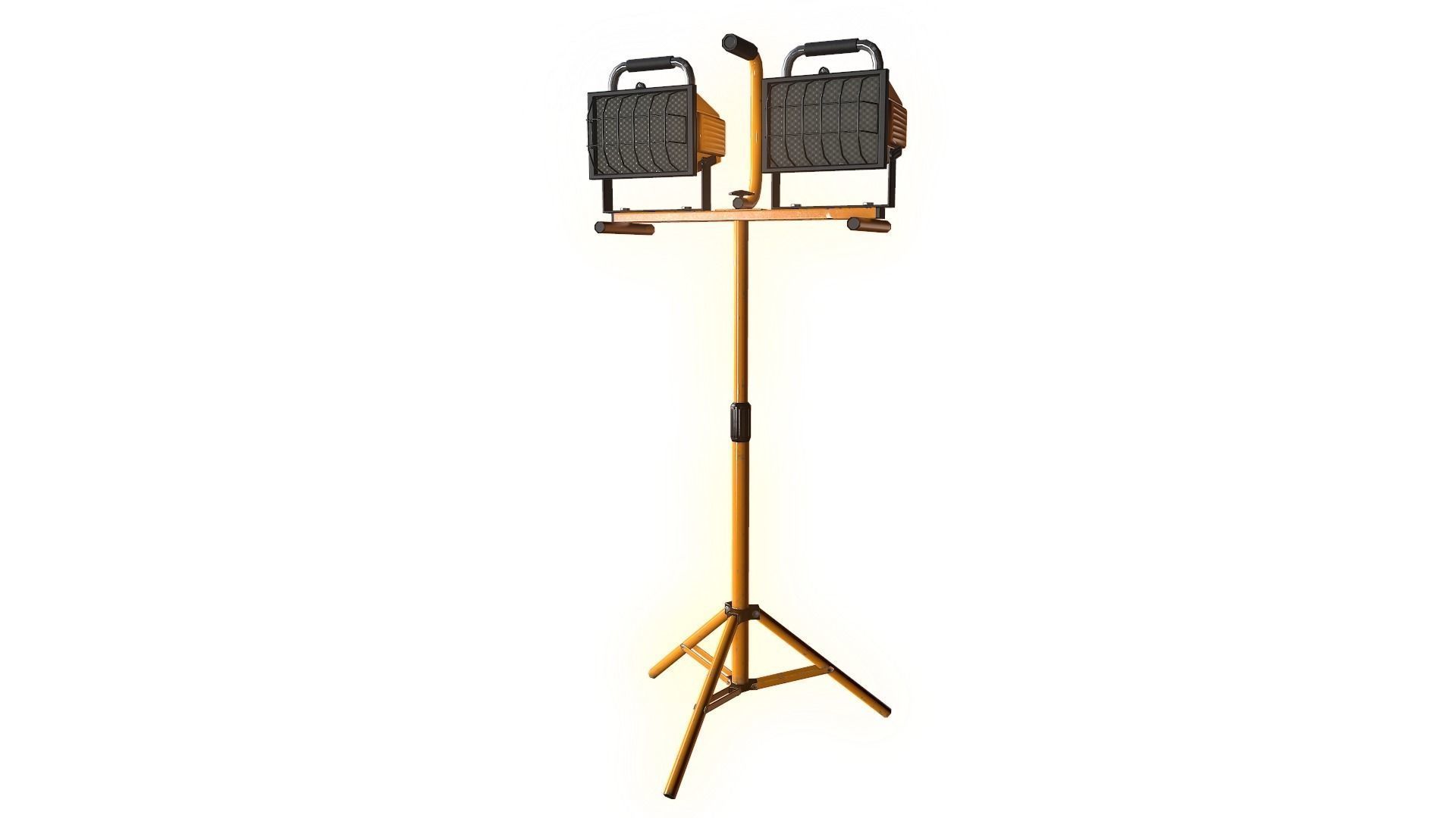 Work Light Tripod Low poly Low-poly 3D model_7