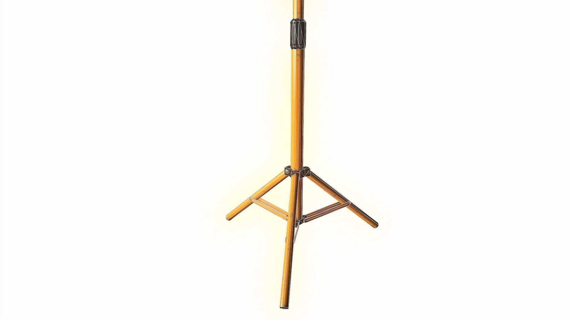 Work Light Tripod Low poly Low-poly 3D model_12