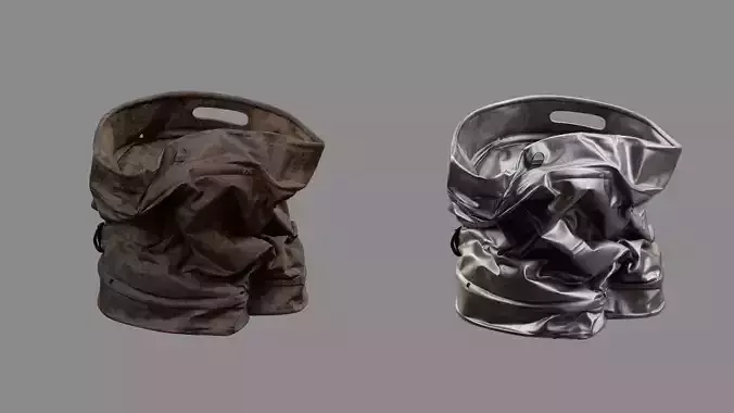 Crushed Keg 05 3D model 4