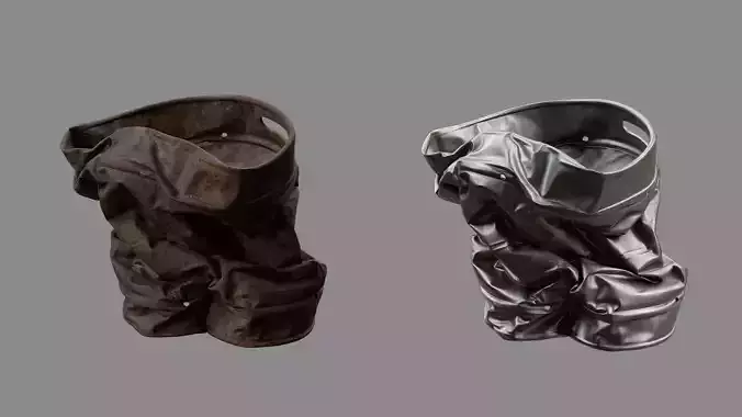 Crushed Keg 05 3D model 5