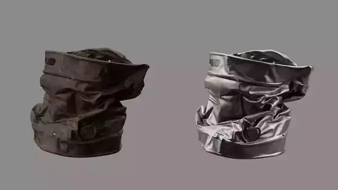Crushed Keg 05 3D model 2