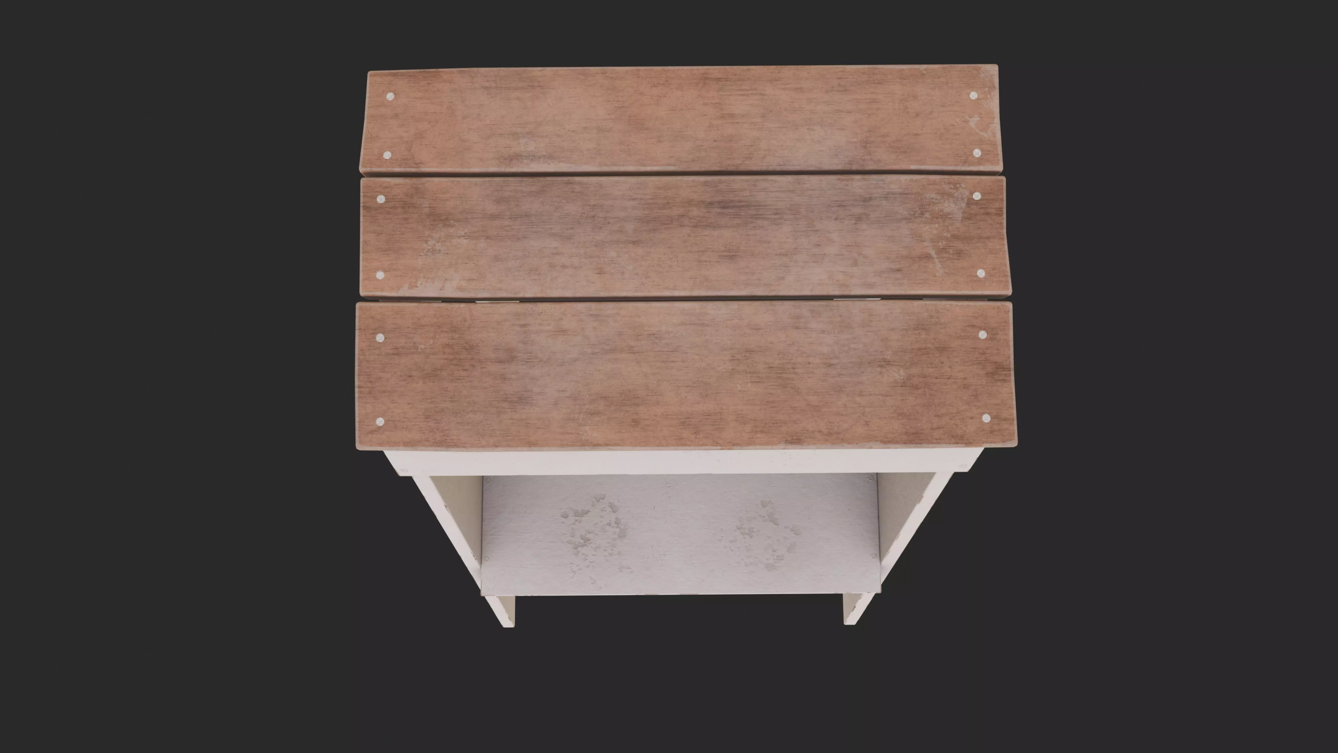 Step Stool Free low-poly 3D model_5