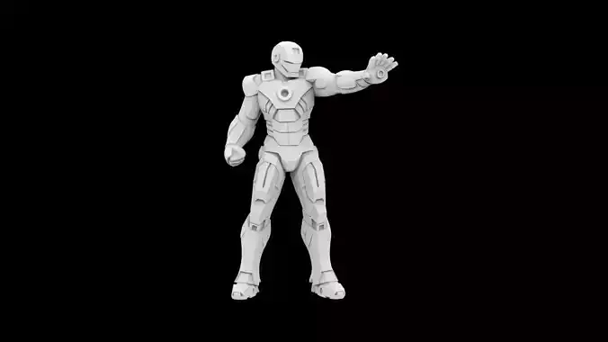 Iron Man 3D Model 3D print model