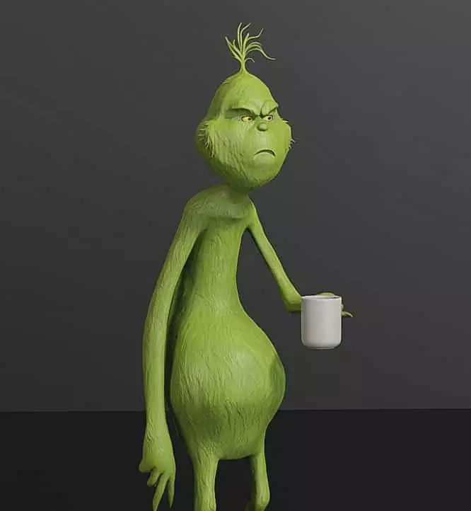 The Grinch and Max - 3D Printable Christmas Set   3D print model_0