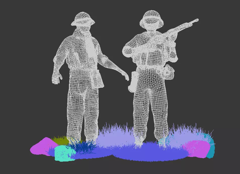 Vietnamese Soldier 3D model_1