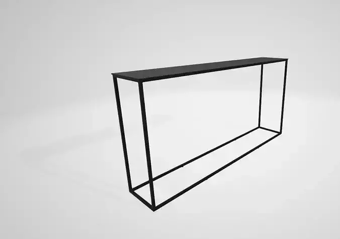 Stone Basiko black metal sideboard