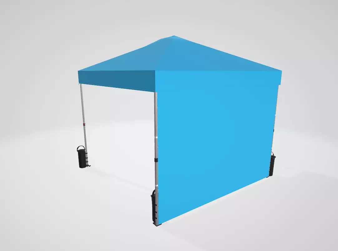 Heavy Duty Pop Up Canopy Tent with Air Vent Low-poly 3D model_4
