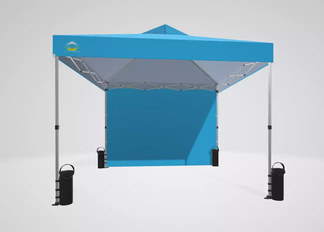 Heavy Duty Pop Up Canopy Tent with Air Vent Low-poly 3D model_1