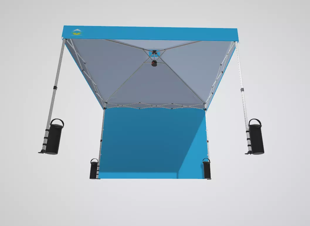 Heavy Duty Pop Up Canopy Tent with Air Vent Low-poly 3D model_3