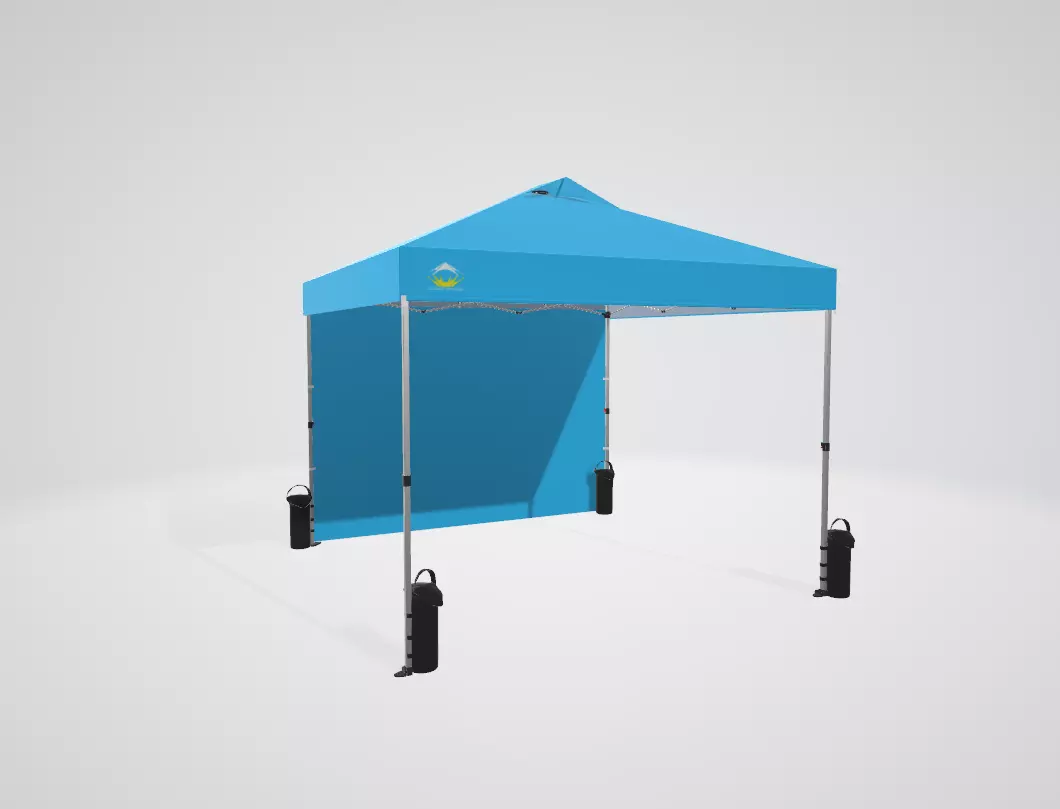 Heavy Duty Pop Up Canopy Tent with Air Vent Low-poly 3D model_0