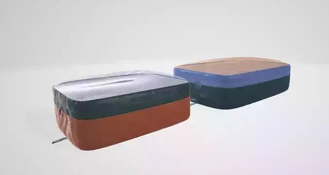 BAGGU Large Packing Cube Set  Mesh Canyon