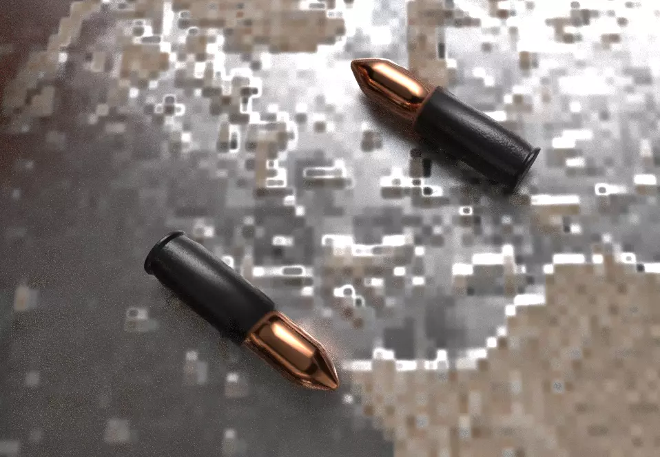 Realistic Assault Rifle Low-poly 3D model_7