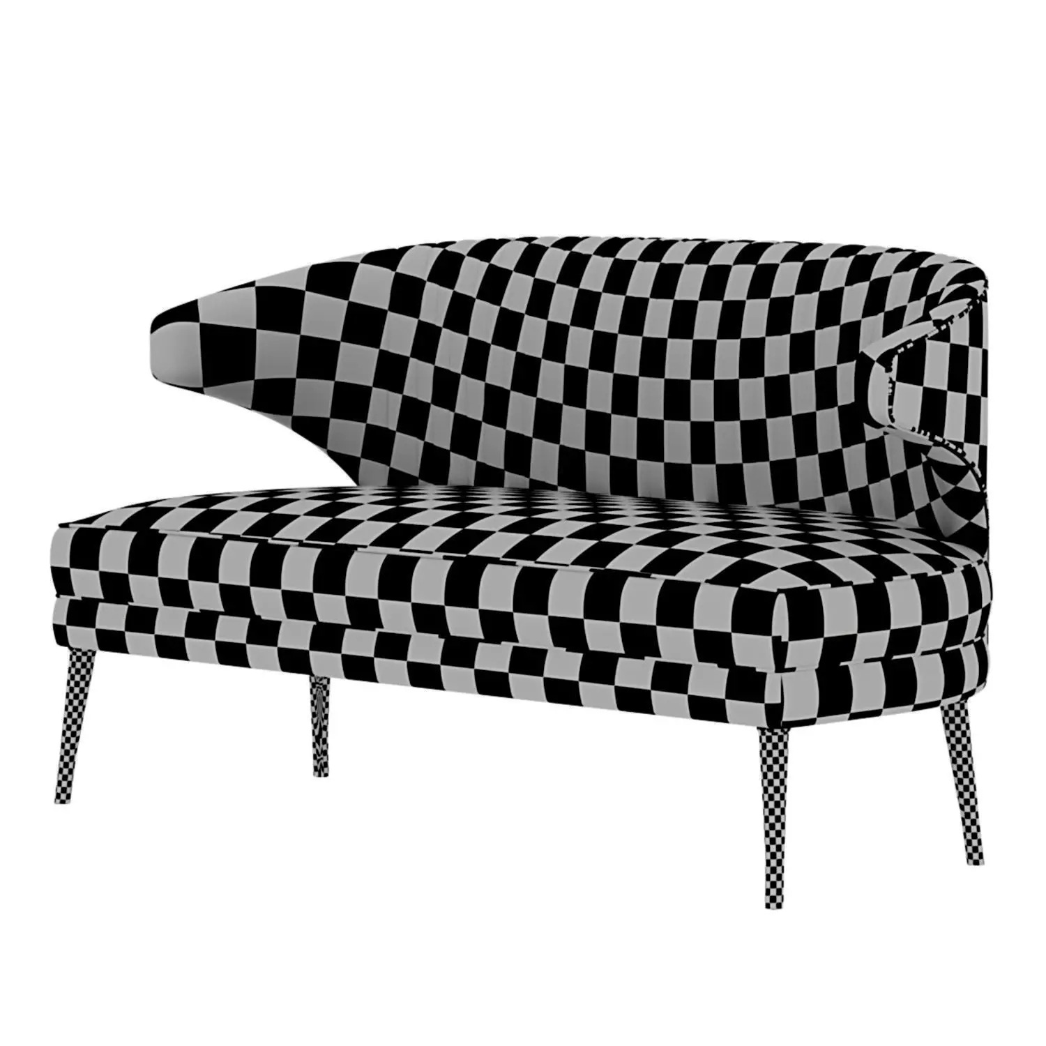 Minimalist Ibis Sofa 3D Model 3D print model_3