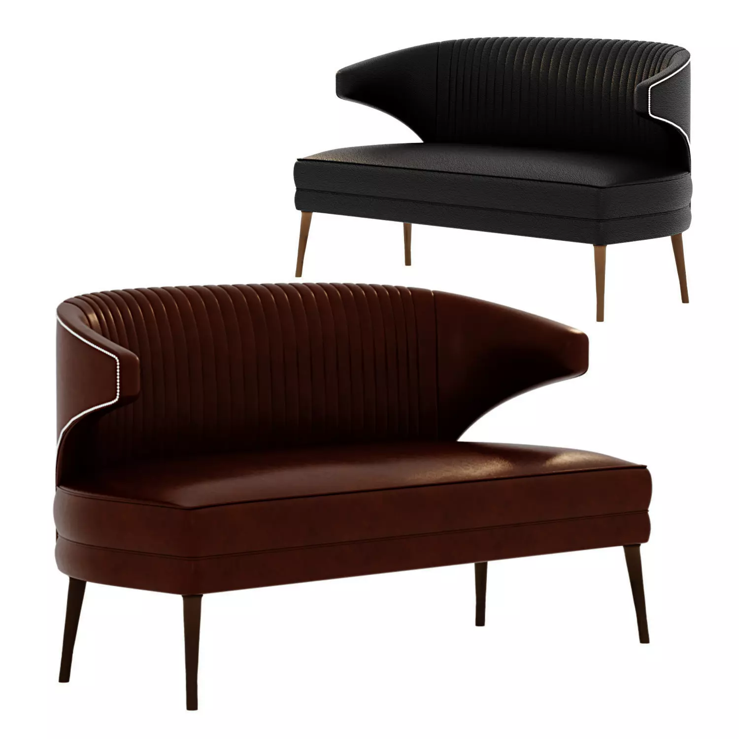 Minimalist Ibis Sofa 3D Model 3D print model_0