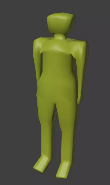 man  mannequin 3D model_0