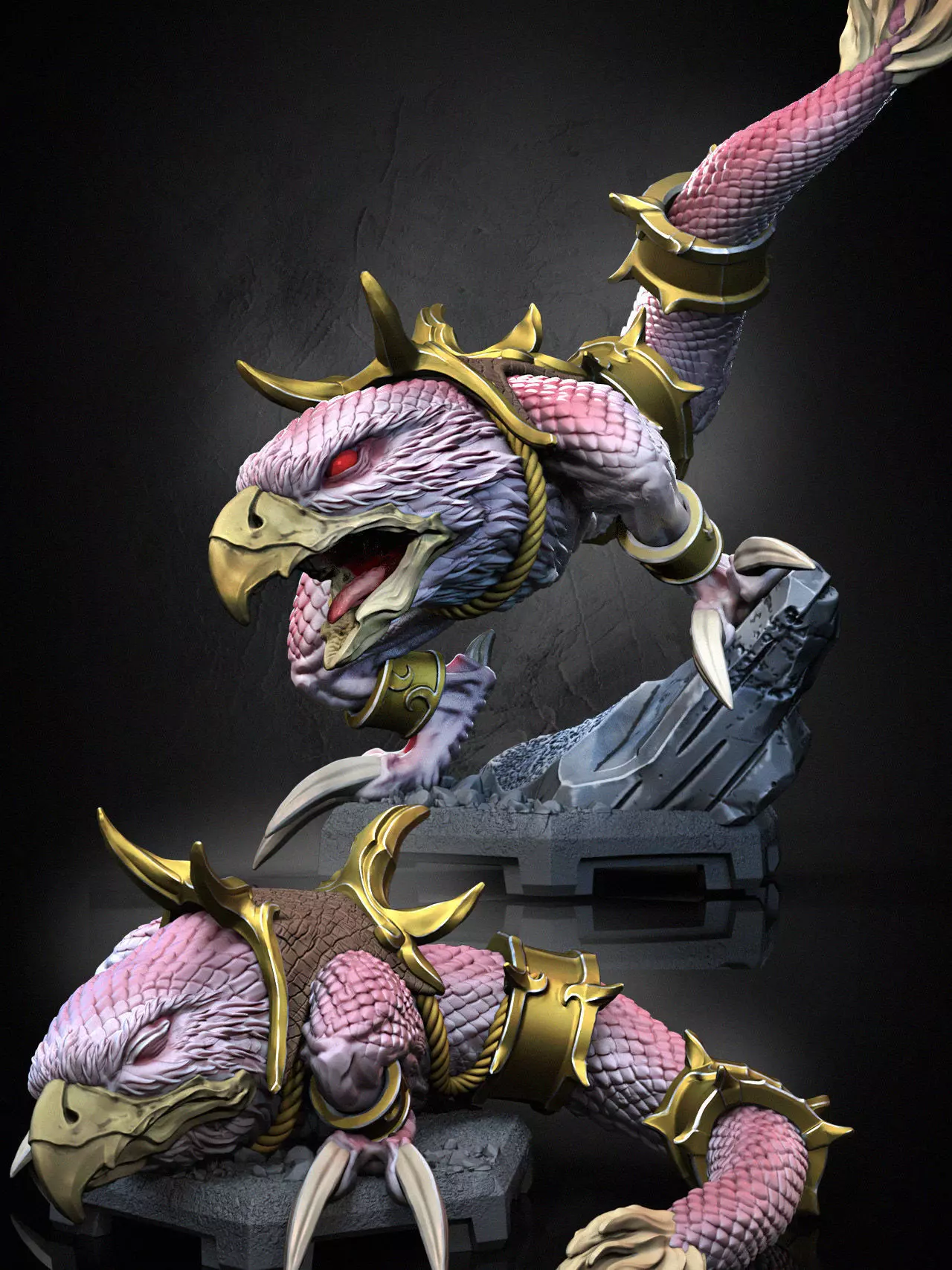 Chicken Leg 3D print model_0