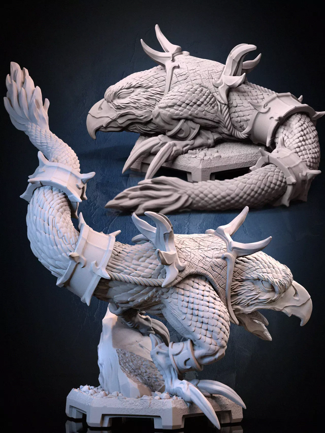 Chicken Leg 3D print model_3