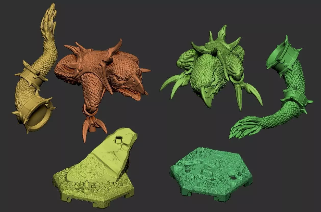 Chicken Leg 3D print model_1