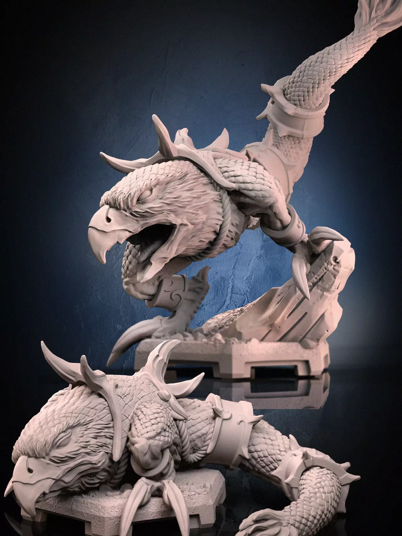 Chicken Leg 3D print model_6