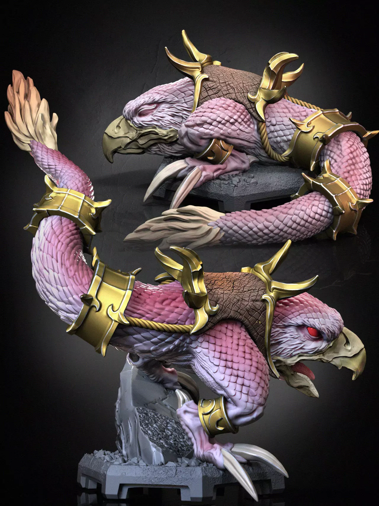 Chicken Leg 3D print model_5