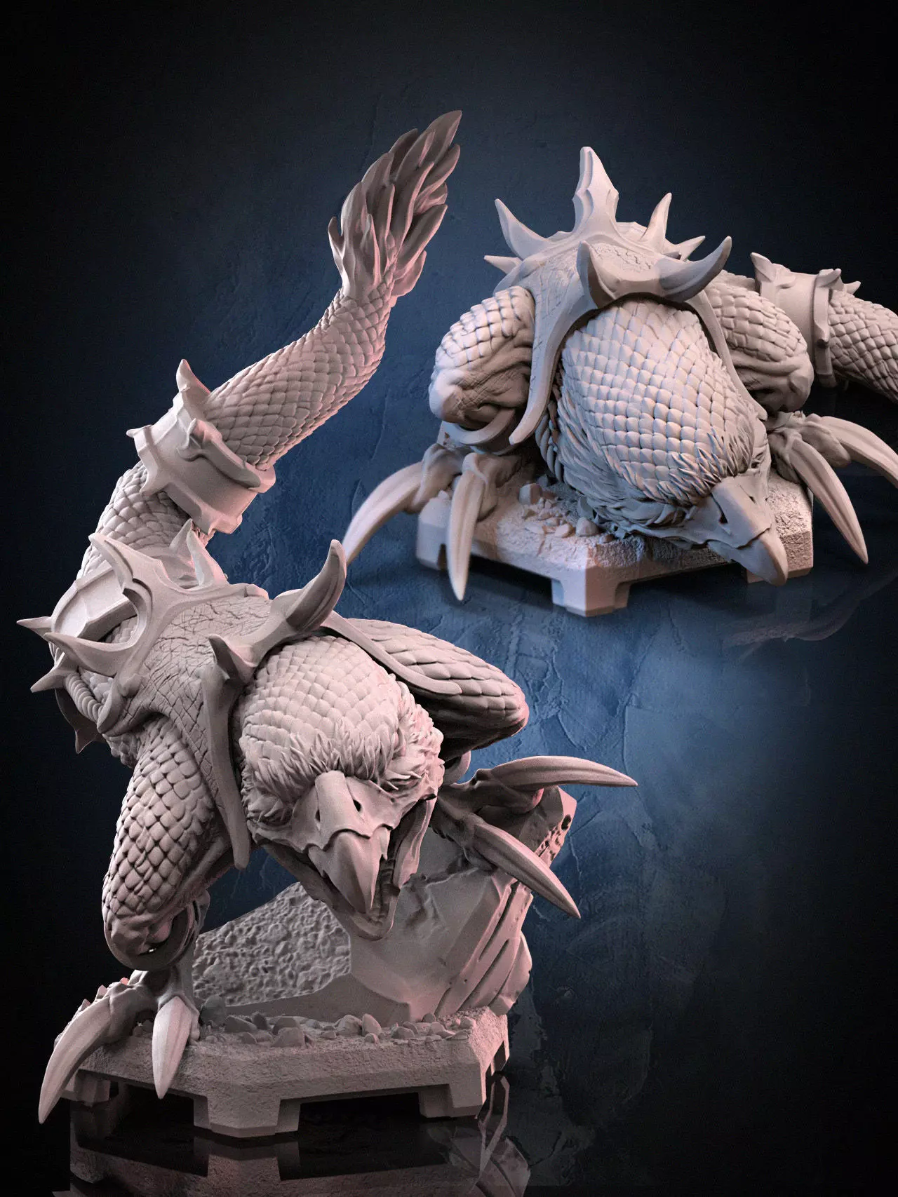 Chicken Leg 3D print model_10