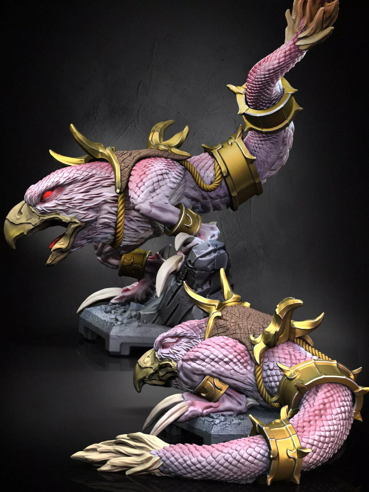 Chicken Leg 3D print model_9